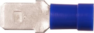 ISO. SPADESTIK 1,5-2,5MM² 6,3X0,8 BLÅ