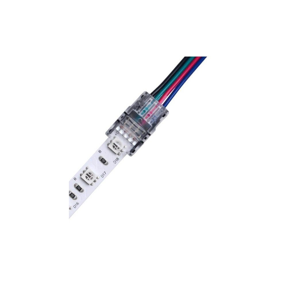 LED strip til løse ledninger - 10mm, RGB, IP20, 5V-24V