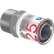 Uponor S-PRESS kobling med nippel CW724 25x3/4"MT