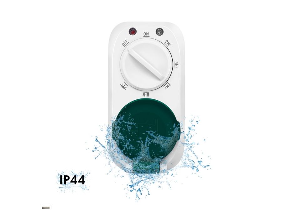 Mekanisk timer til stikkontakt - 230Vac, 7 funktioner (IP44)