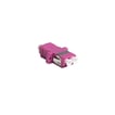 LC samleled duplex OM4 violet