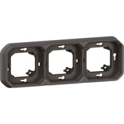 PLEXO 55 IP55 montageramme for planforsænket 6 modul antracit