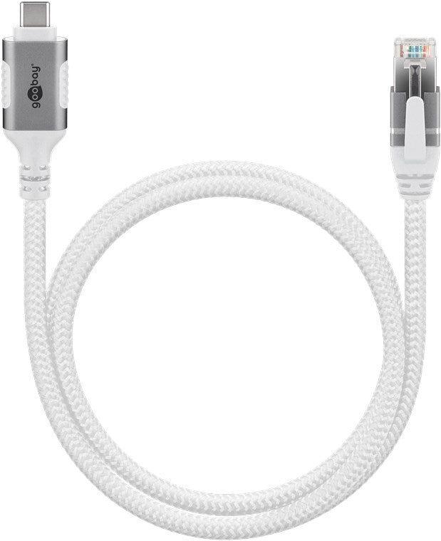 USB-C™ 3.1 til RJ45 netværkskabel, Hvid (1m)