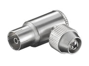 TV antennestik - Hun 90° metalhus, Skruetype