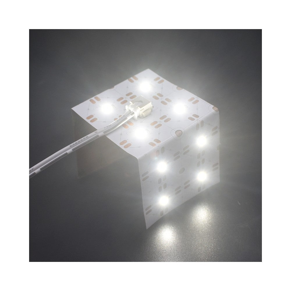 25x25 foldbar LED ark RA94, 12W - IP20, 24V - Varm Hvid - 1100lm/m - 25 meter