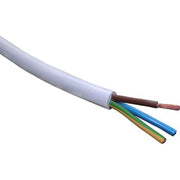 Downlightkabel H05V2V2-F 3G1,5 mm² hvid R100