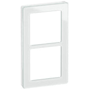 LK Fuga ramme PURE 66 glas 2x1m - hvid