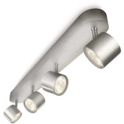 STAR bar/tube LED aluminium 4x4W SELV