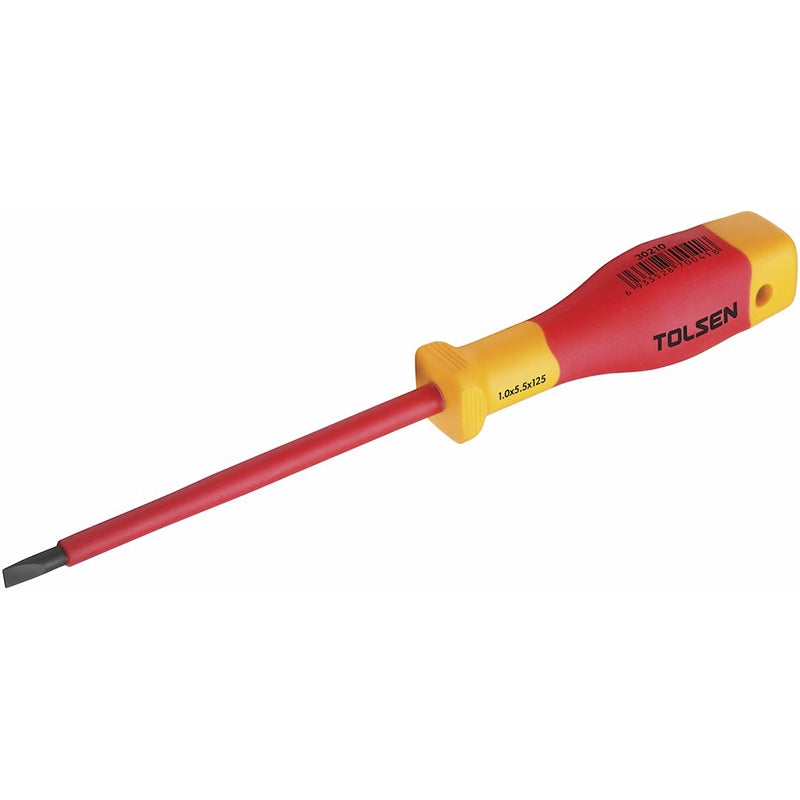 Skruetrækker - Isoleret 1000V, Spor, 100 mm.