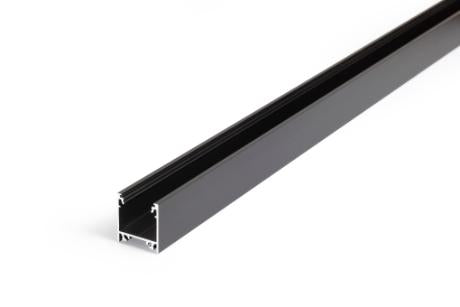 DIOFLEX Alu profil LINEA20 EF/TY 1m sort