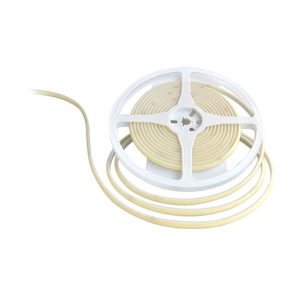V-Tac 10W/m COB-LED strip - 5m, IP67, 320 LED pr. meter, 24V, COB LED