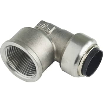 Roth vinkel 18 x 1/2" muffe, indstikfittings i rustfri stål