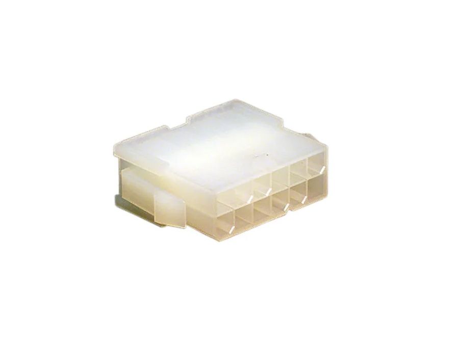 Ledning-til-ledning Mini-Fit Jr. stik - 2x6pol han, 4,2mm