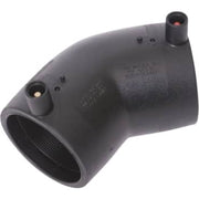 FUSAMATIC ELSVEJSEVINKEL 90 MM X 45° PE SDR11 PN16 AUTO-PIN