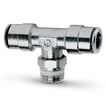 Push in fitting-swivel branch tee-8mm tube-3/8 thread S6430 8-3/8 SUPER-RAPID FITTING SPRINT