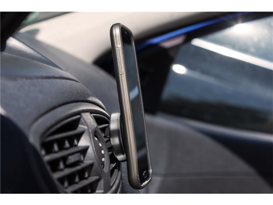 Magnetisk smartphone holder - Med Vent Clip (Ø45mm), Sort