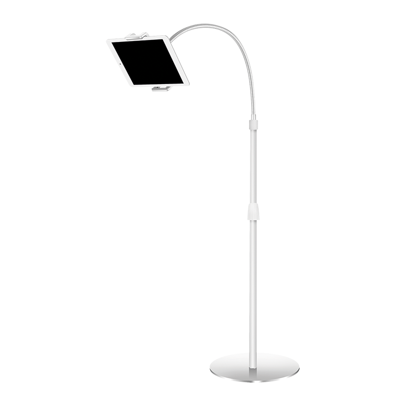 Smartphone / tablet gulvstander m. svanehals (68–173cm)