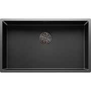 BLANCO CLARON 700-U Dark St Ed UXI køkkenvask 74x44cm SILGRANIT®