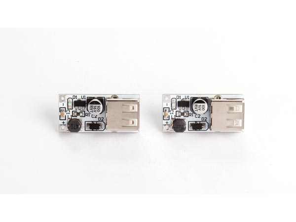 DC-DC step-up boost modul - 2,5-5V 600mA til 5V USB (2 stk.)