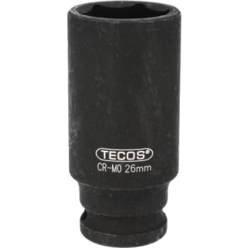 Tecos krafttop, 1/2", lang, 26 mm