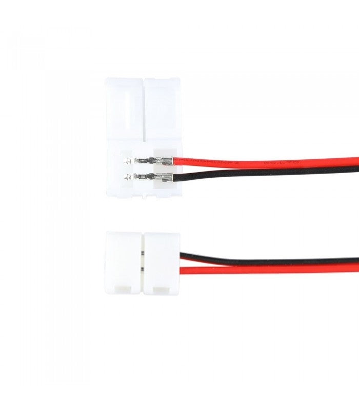 Fleksibel samler til LED strips - Til 3528 strips (8mm bred), 12V / 24V