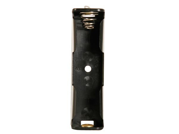 Batteriholder til 1xAA bat. (m. loddeflige)