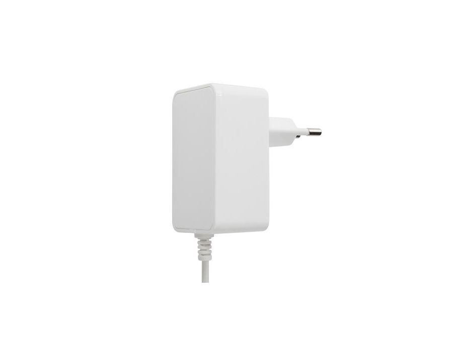 Netadapter - 12Vdc / 24W (2A), Hvid (5,5x2,1mm)