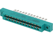 Card edge stik - 24pol, 3,96mm pitch, loddeben