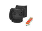 Forgreningsdåse 0,14-2,5 mm2 Cu 3~ 84x84x55 mm - Sort