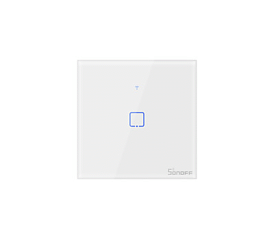 Wi-Fi Touch Switch - 1 kanal, Hvid