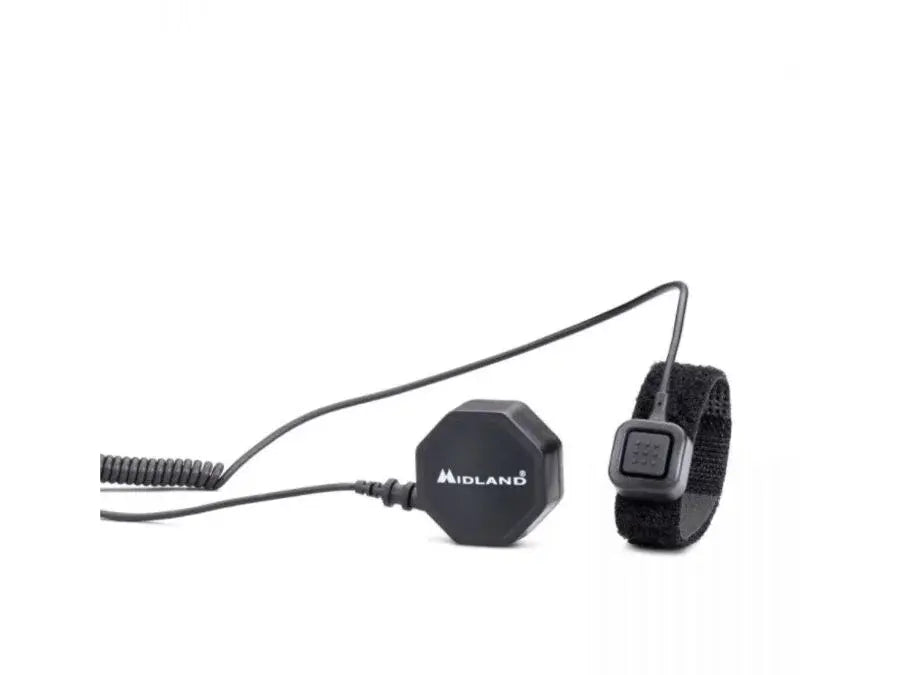 MIDLAND - DUAL MIKE - Håndfri mikrofon m. 4pol stik og bluetooth