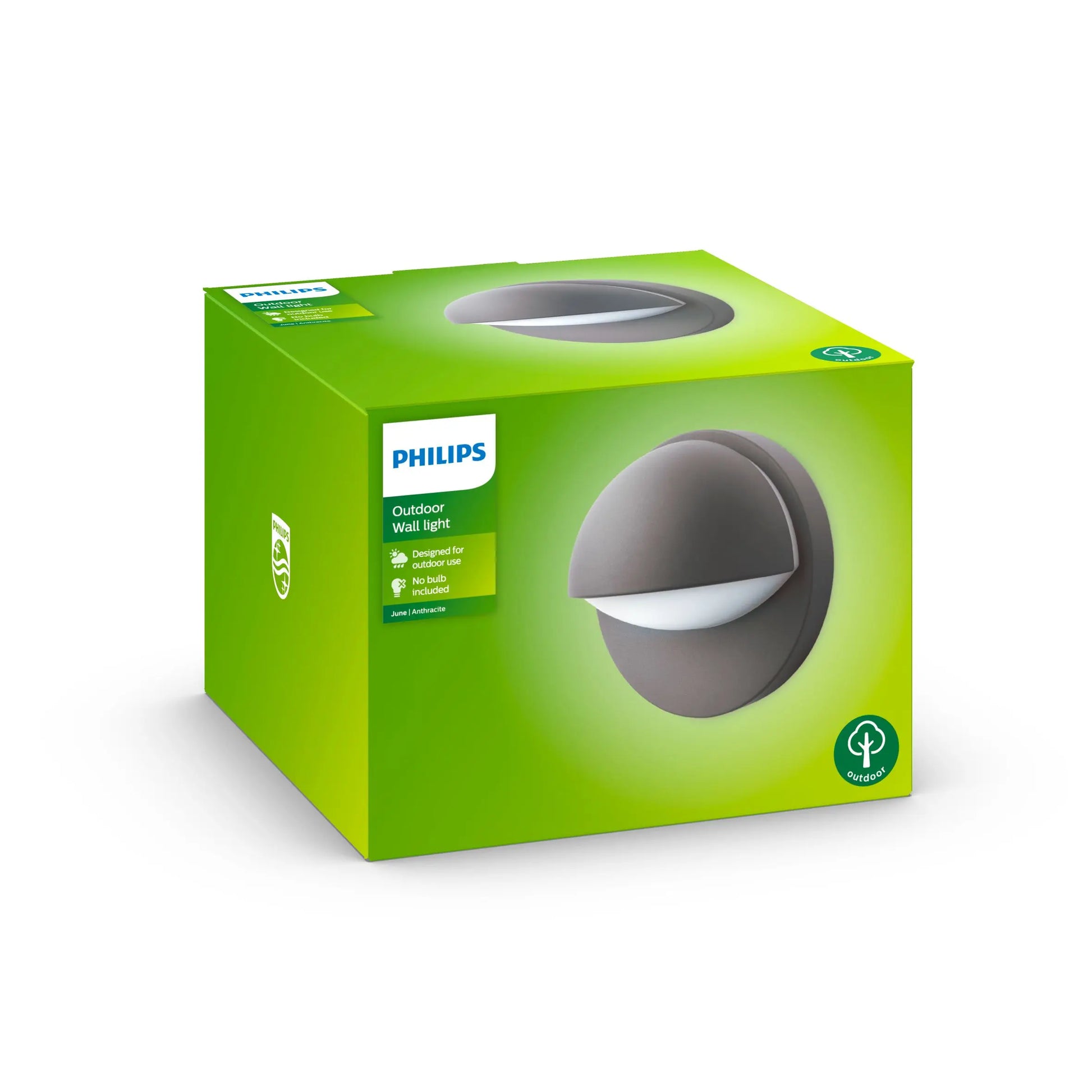 June wall lantern anthracite 1x42W 230V