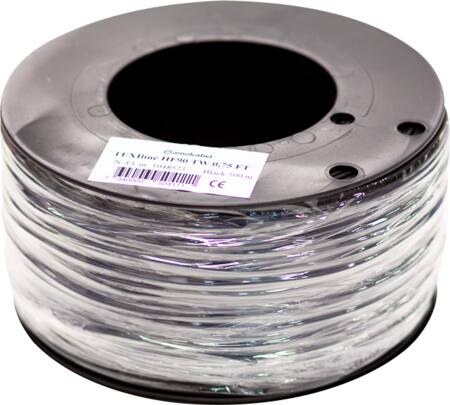 LEDNING TEXILINE TW 0,75 MM² SORT