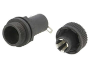 Sikringsholder - Ø5x20mm, til kabinet (maks. 10A)