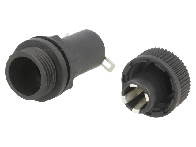 Sikringsholder - Ø5x20mm, til kabinet (maks. 10A)