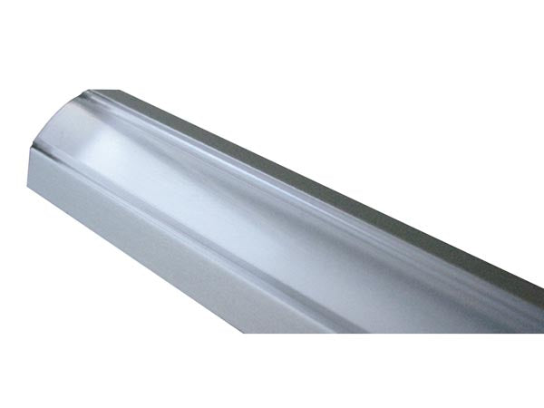 Alu. LED strip profil - 45° hjørne dyb, Diffus (2m)