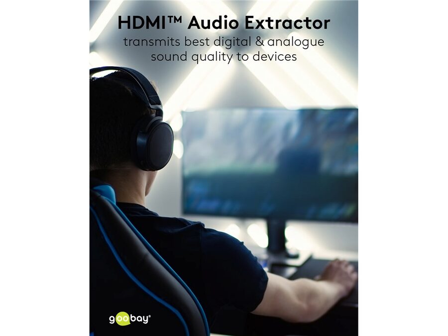 HDMI audio extractor - 2.0-/5.1-kan., ARC, S/PDIF/3.5mm