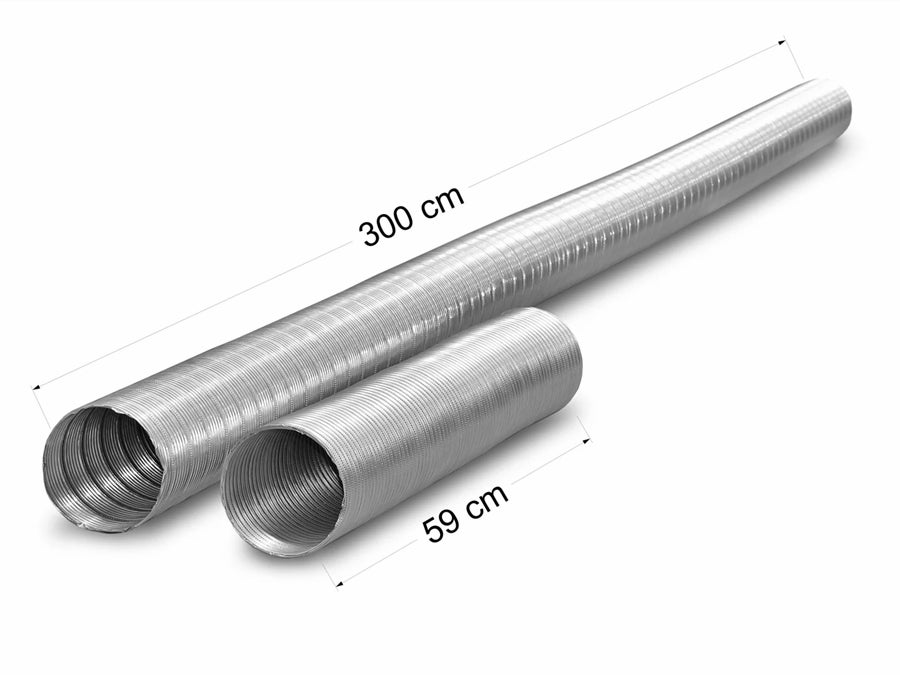 Aluminium flexrør - Ø120mm (3m)