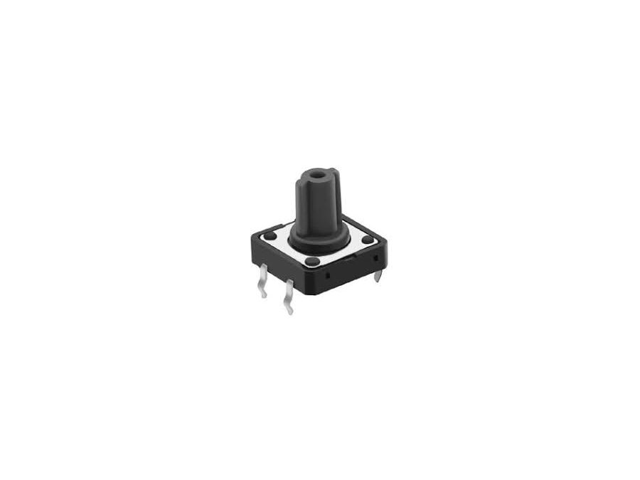 TACT mikrotrykkontakt - OFF-(ON) 12x12mm, H=12mm