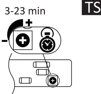 Loftventilator - aRid Ø100 TS, Tidsafbryder, 15W 104m3/h