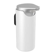Sæbedispenser, børstet stål/hvid