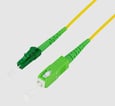Fiber patchkabel OS2 SC/APC-LC/APC simplex 13m