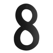 Rustfri husnumre 8, sort