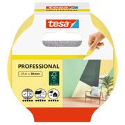 tesa afdækningstape 38 mm x 25 m, gul