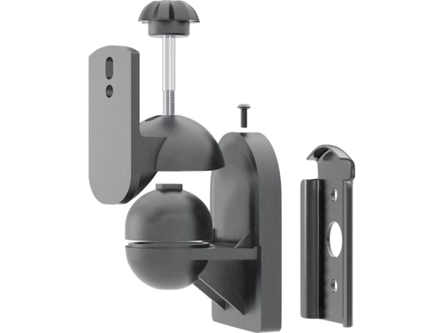 Universal højttaler vægbeslag - Maks. 3,5kg, Sort