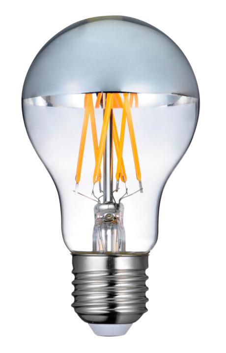 DIOLUX 8W 927 720lm E27 topforspejlet sølv