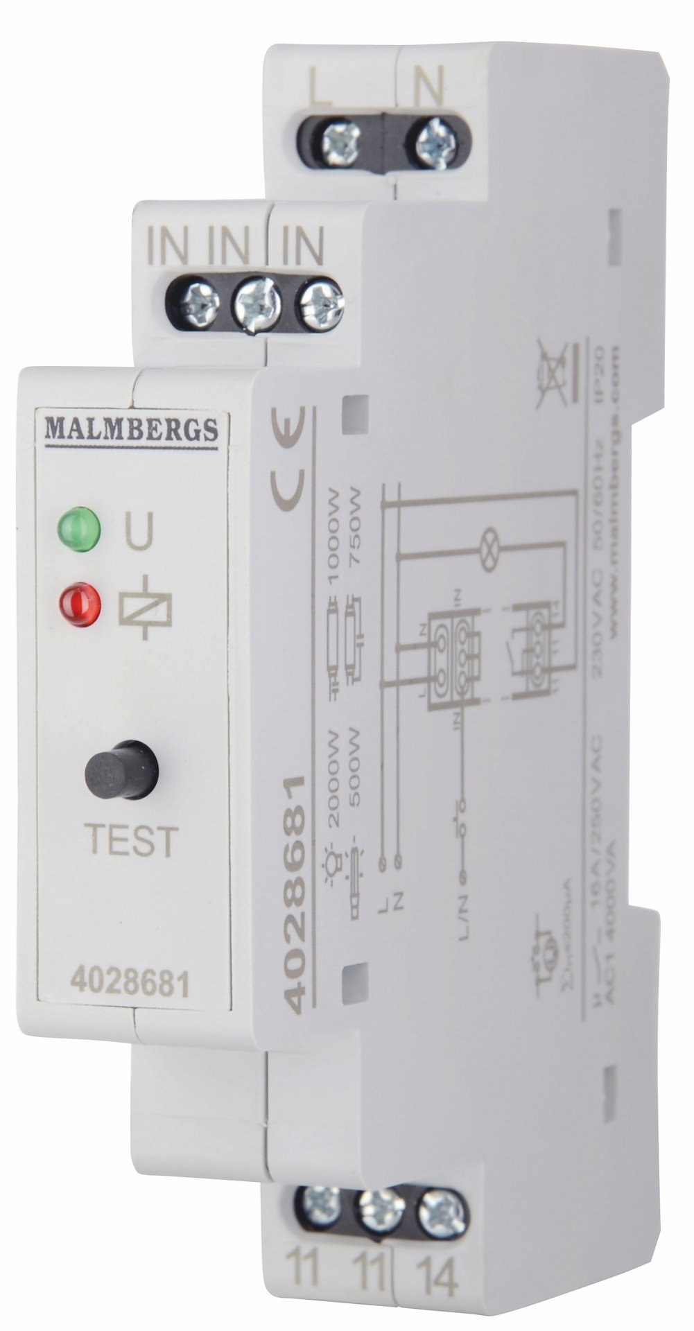 KIPRELÆ 1SL 16A 230V