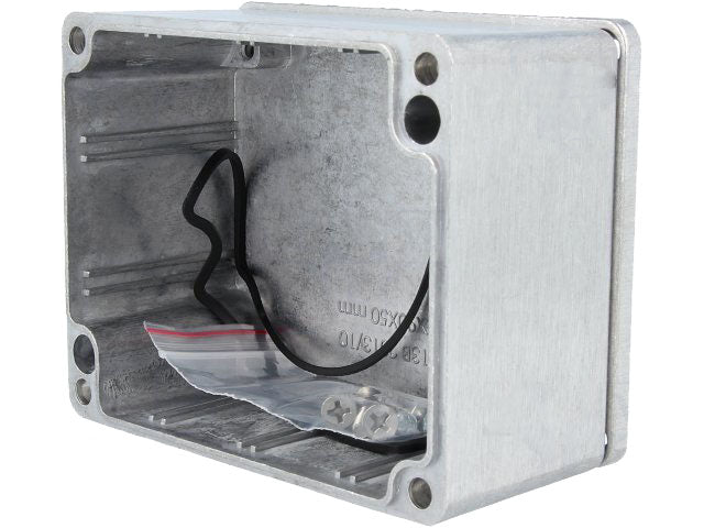 G113 aluminiumskabinet - IP65 (90x115x55mm)