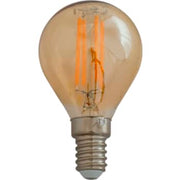 LED Krone Amber D45, E14, 3 Trin, 4W, 400 lm, 2200K