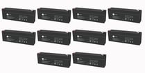 Blybatteri 12V-2,3AH 178X35X61 VDS 10-pak